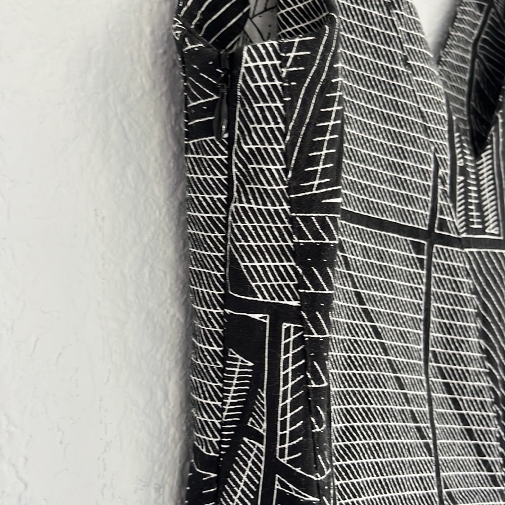 Open Ceremony Geometric Print Dress Size 0 - Picture 8 of 9